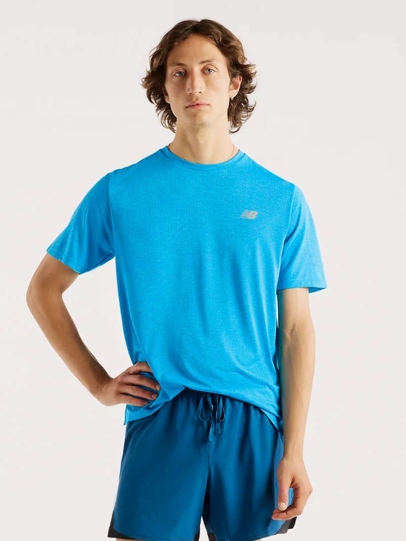 New Balance Athletics Blue Training T-shirt