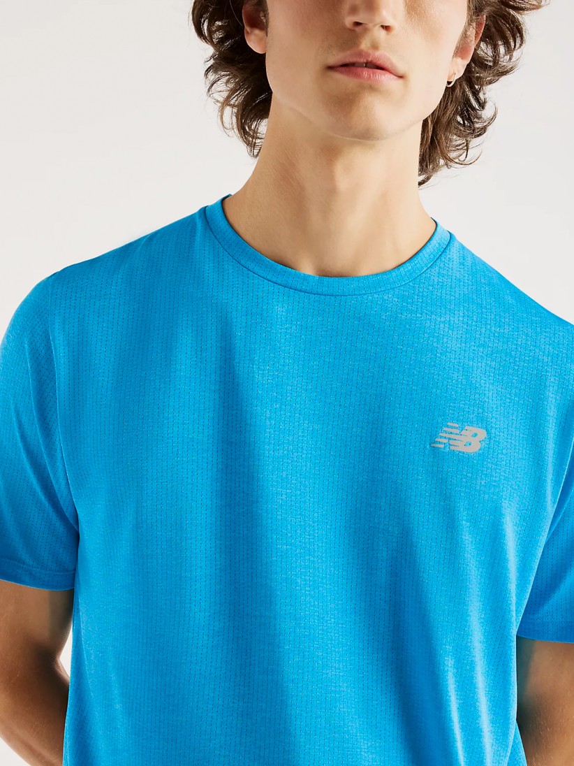 New Balance Athletics Blue Training T-shirt