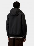 Carhartt WIP Sail Black Hooded Jacket