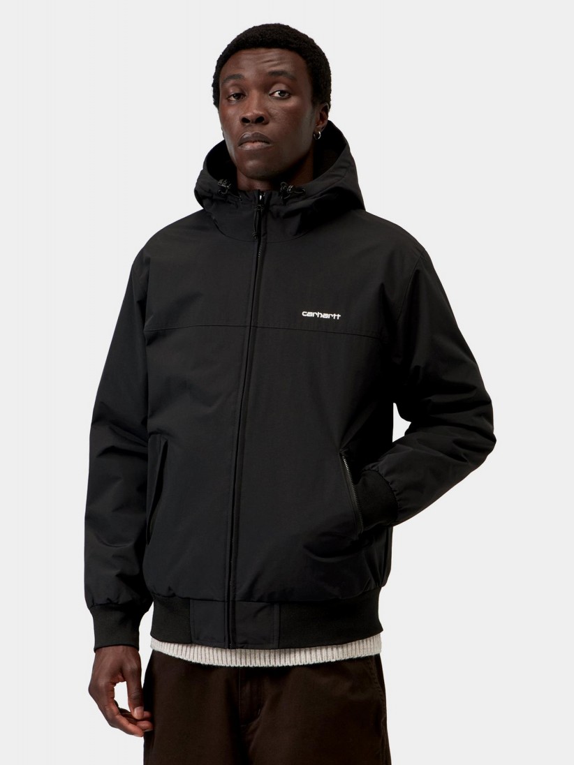 Carhartt WIP Sail Black Hooded Jacket