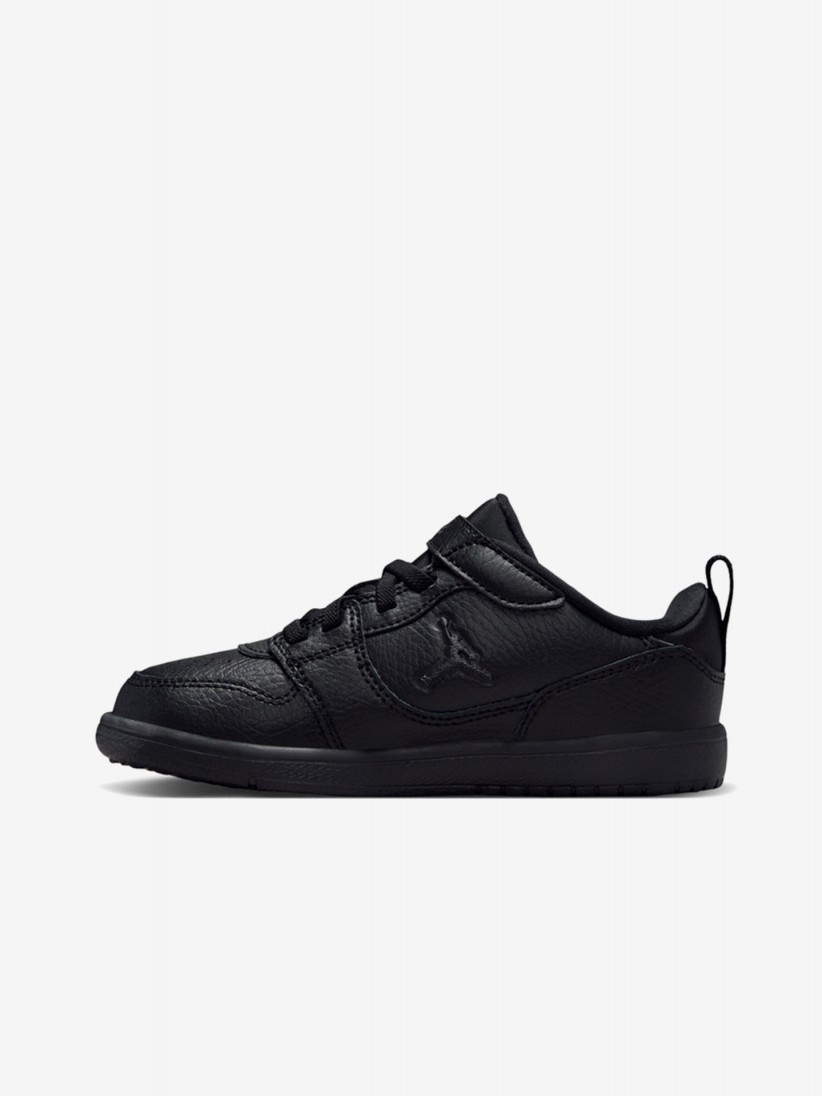 Sapatilhas Nike Jordan Court Connect Low Pretas Para Crian�a