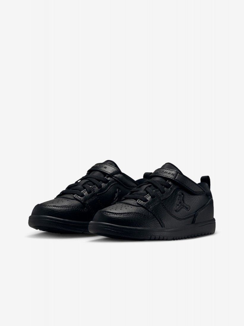Sapatilhas Nike Jordan Court Connect Low Pretas Para Crian�a