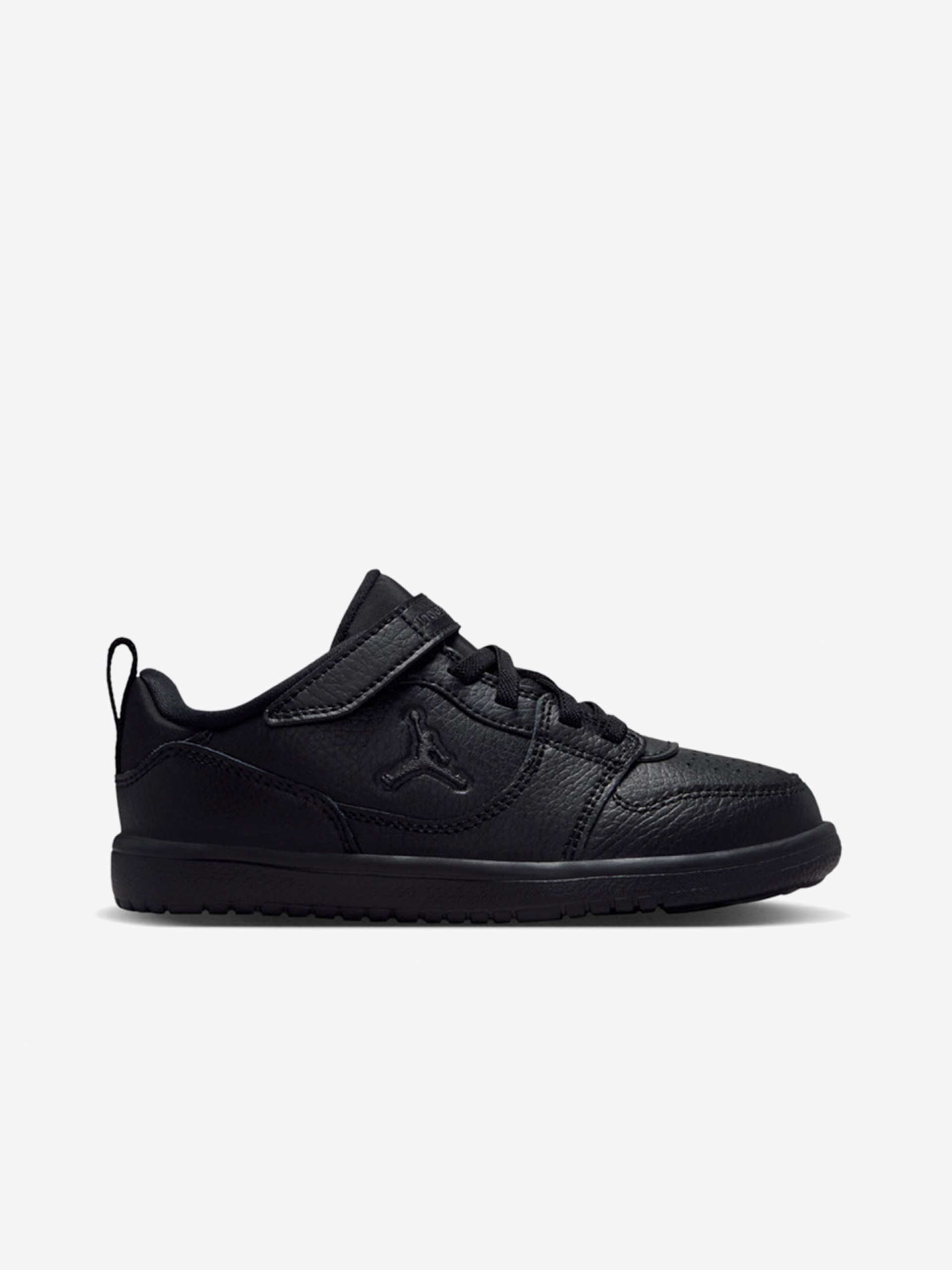 Nike Jordan Court Connect Low Black Sneakers For Children