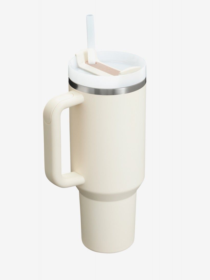 Stanley Quencher H2.0 Flowstate Tumbler 1.2L Beige Tumbler Cup
