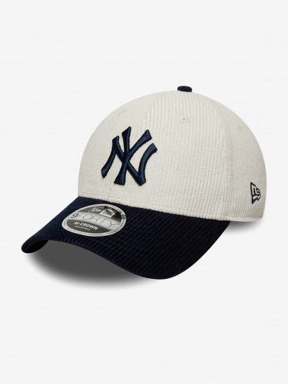 Gorra New Era New York Yankees 9FORTY Pana Azul y Blanca