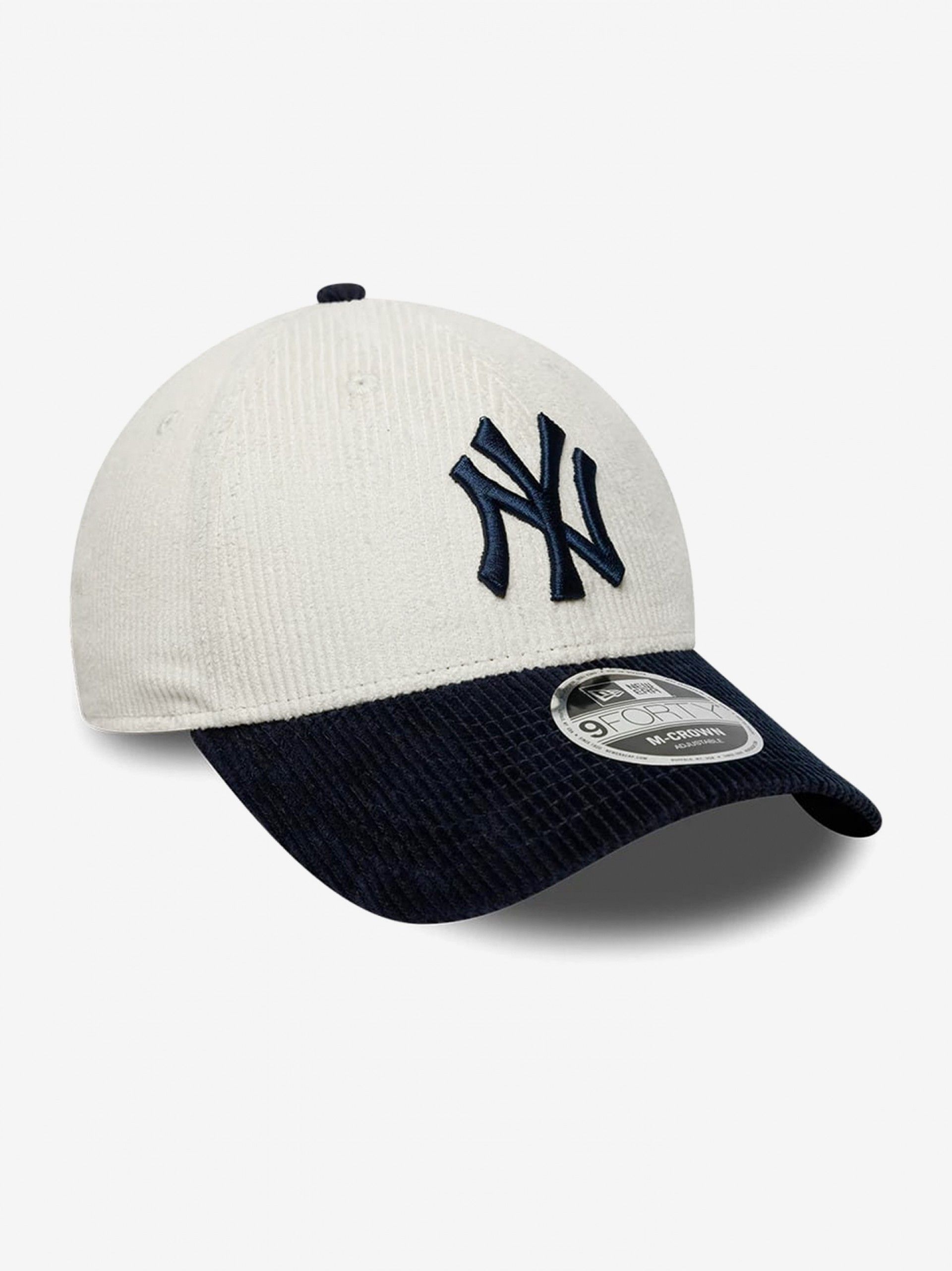 Boné New Era New York Yankees 9FORTY Bombazina Azul e Branco