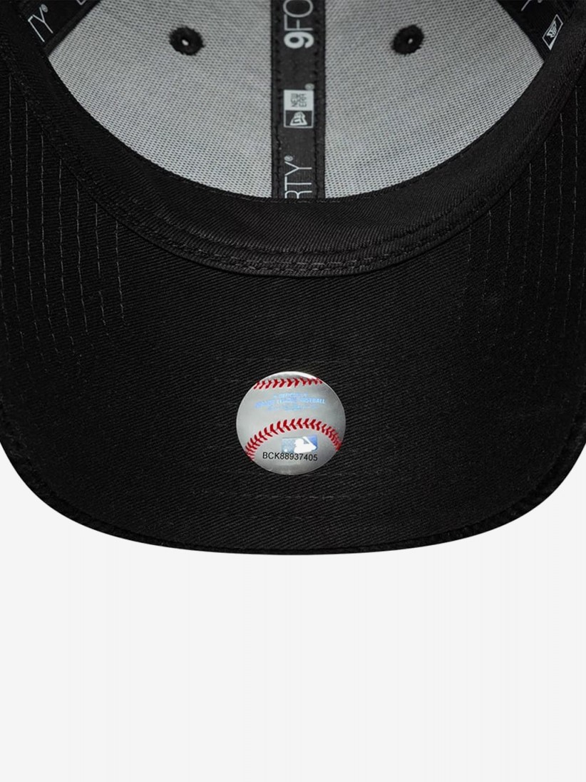 Bon� New Era New York Yankees 9FORTY Bombazina Preto Para Mulher