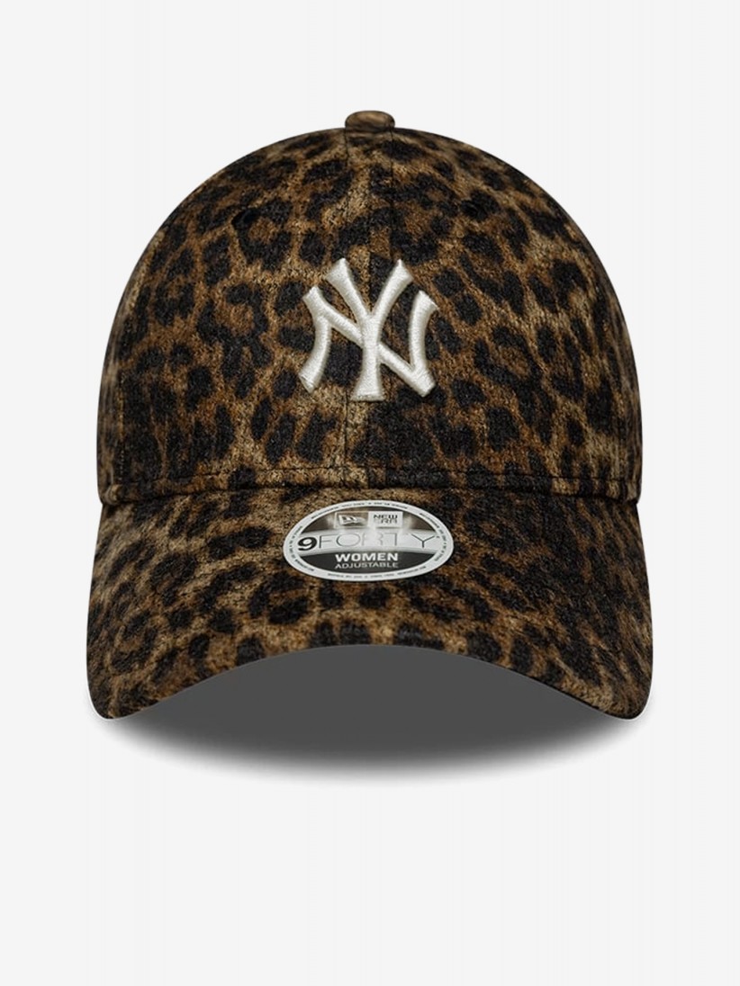 Bon� New Era New York Yankees 9FORTY Print Leopardo Para Mulher