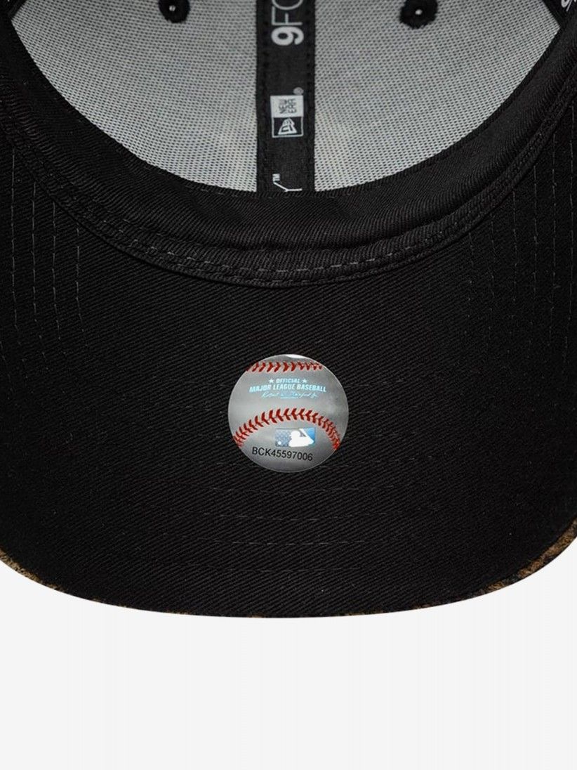 Bon� New Era New York Yankees 9FORTY Print Leopardo Para Mulher
