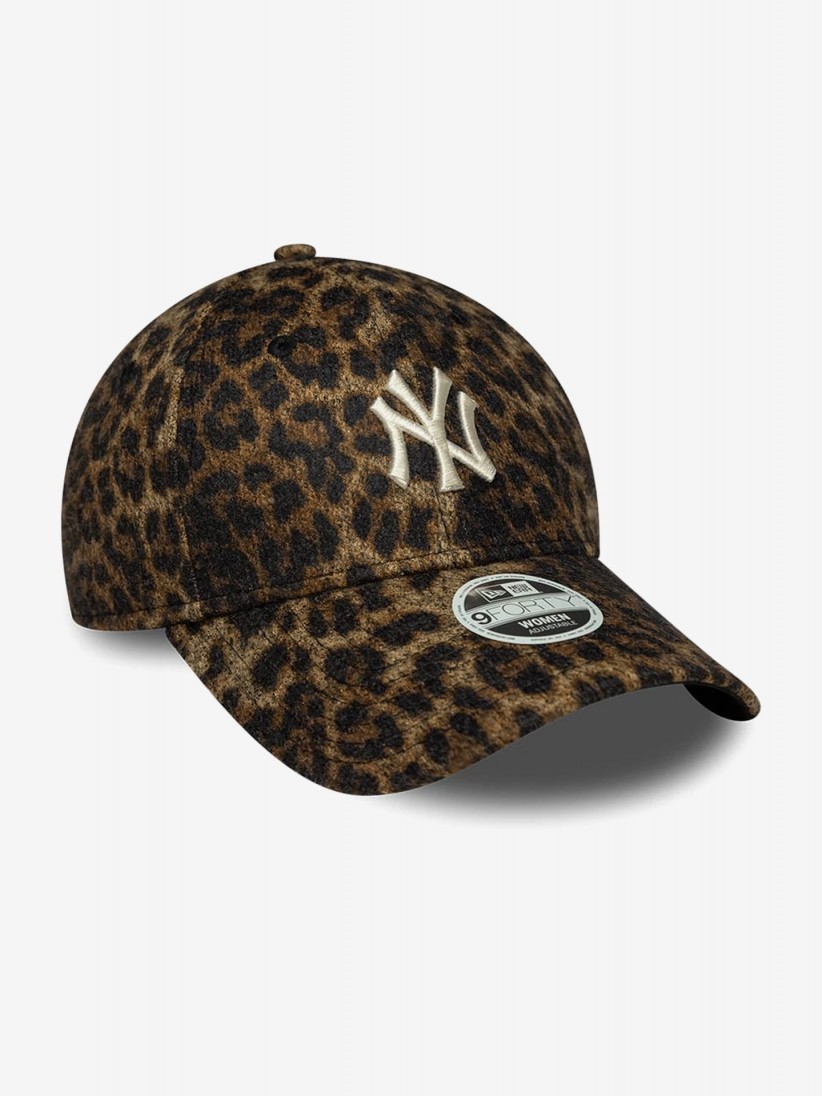Bon� New Era New York Yankees 9FORTY Print Leopardo Para Mulher