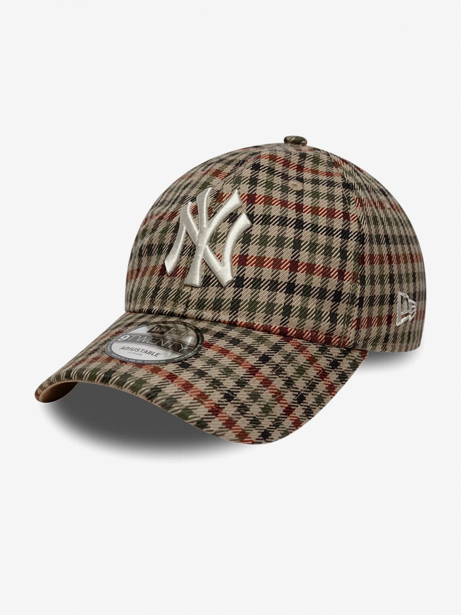 New Era New York Yankees 9TWENTY Chequered Pattern Cap