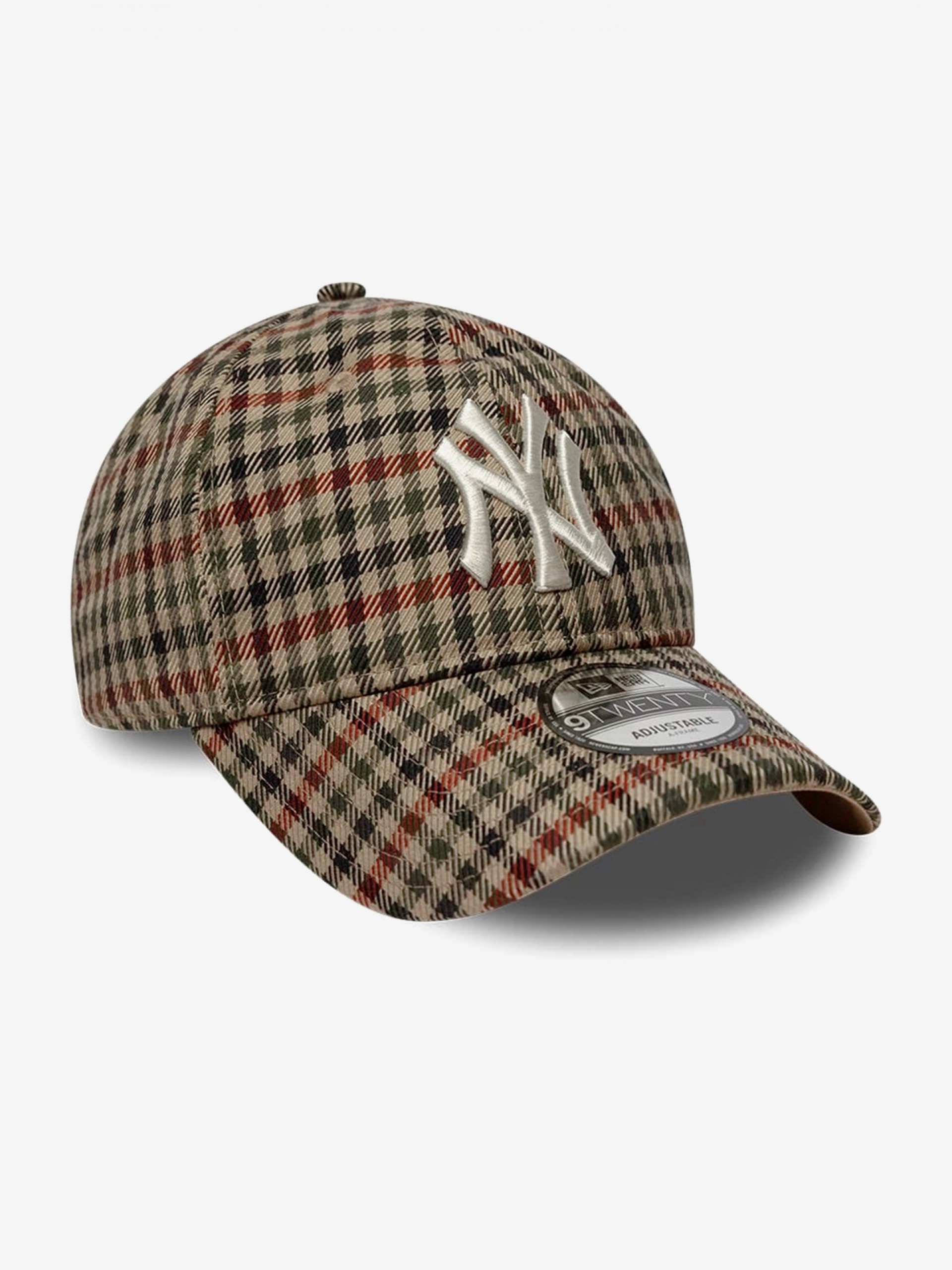 New Era New York Yankees 9TWENTY Chequered Pattern Cap