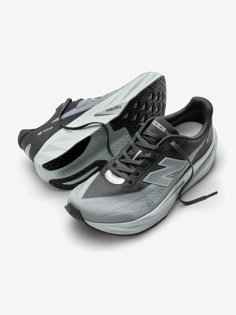 Zapatillas de Running New Balance FuelCell Rebel v5 Grises Para Hombre