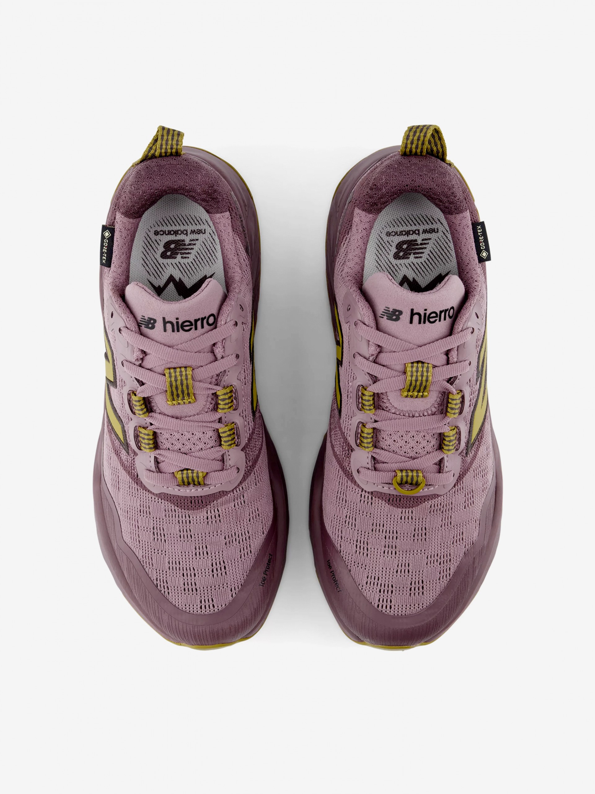 New Balance Fresh Foam X Hierro v9 GORE-TEX Pink and Green Trail Trainers For Women