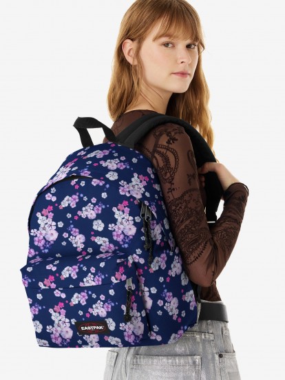 Mochila Escolar Eastpak Padded Pak'R Floral Bloom Azul Mochila Escolar Eastpak Padded Pak'R Floral Bloom Azul