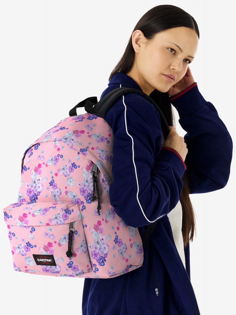 Mochila Escolar Eastpak Padded Pak'R Floral Bloom Rosa