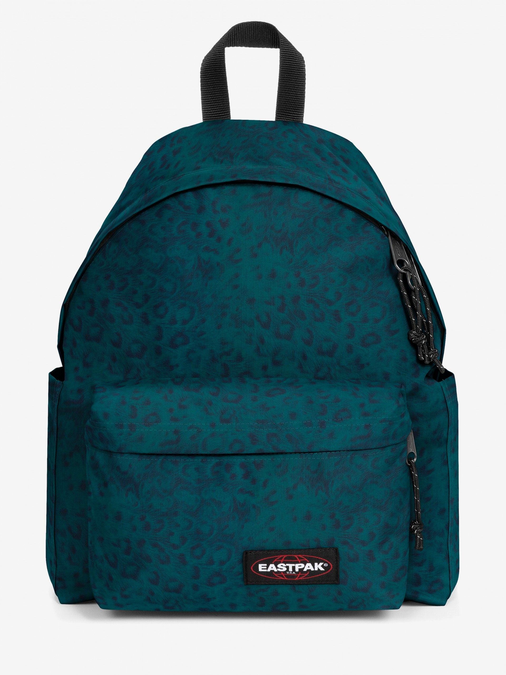 Eastpak Day Pak'R Green Leopard Print School Backpack