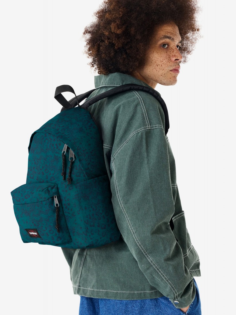 Mochila Escolar Eastpak Day Pak'R Print Leopardo Verde