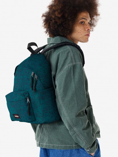 Mochila Escolar Eastpak Day Pak'R Print Leopardo Verde
