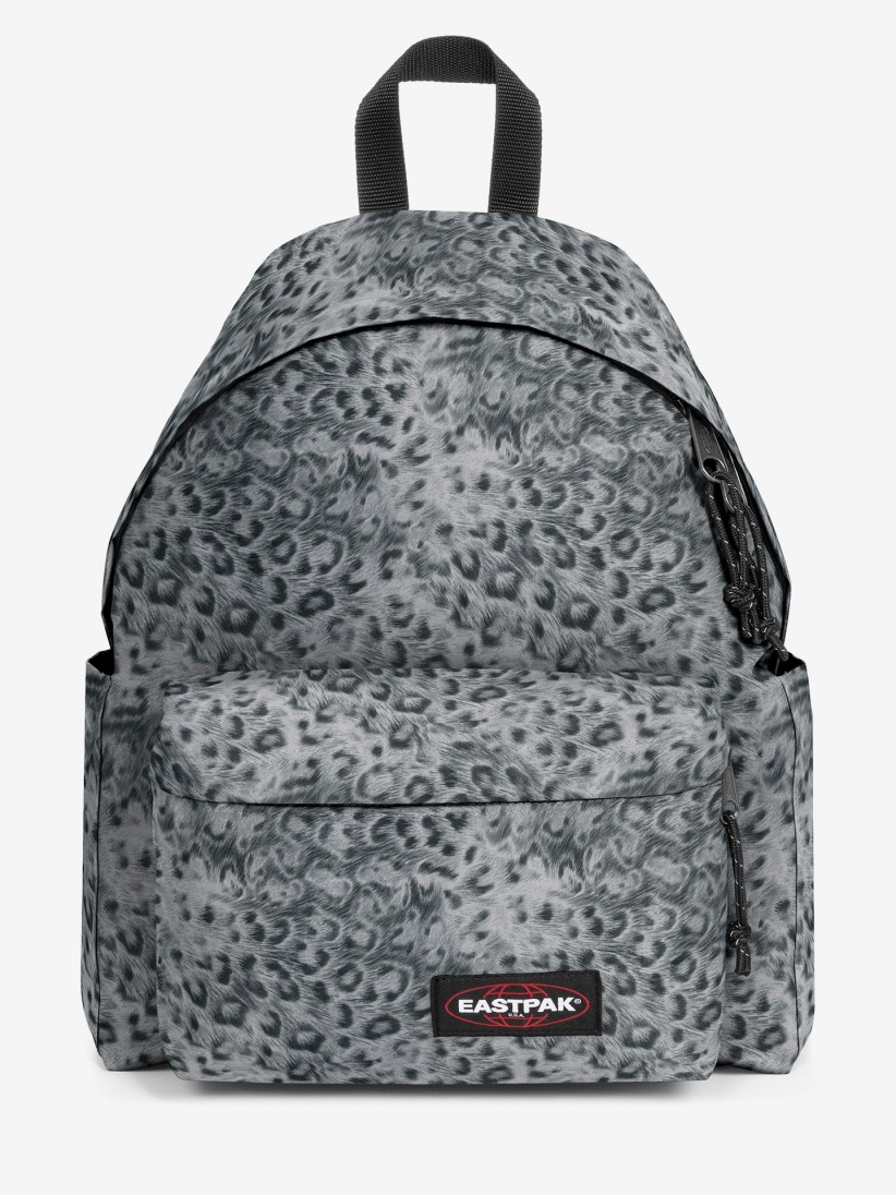 Mochila Escolar Eastpak Day Pak'R Print Leopardo Cinza