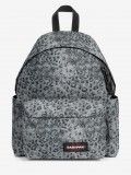 Mochila Escolar Eastpak Day Pak'R Print Leopardo Cinza