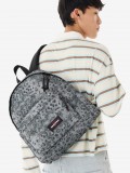 Mochila Escolar Eastpak Day Pak'R Print Leopardo Cinza