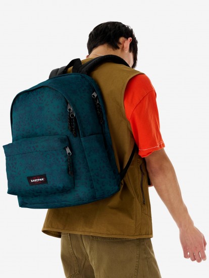 Mochila Escolar Eastpak Day Office Print Leopardo Verde Mochila Escolar Eastpak Day Office Print Leopardo Verde