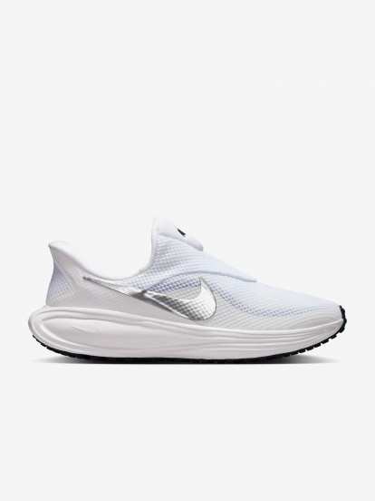 Zapatillas de Running Nike Revolution 8 Easy-On Blancas y Plateadas Para Mujer