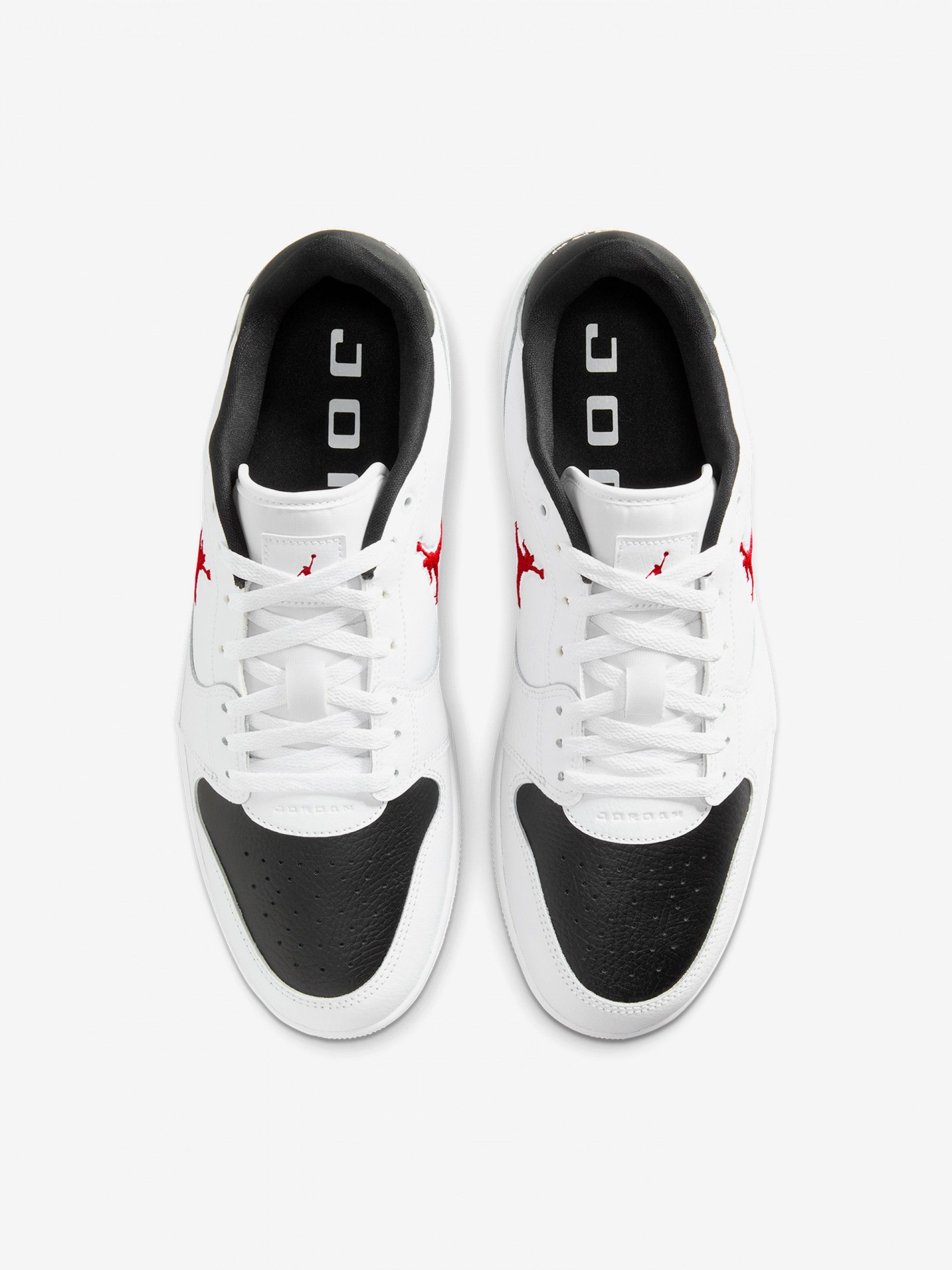 Zapatillas Nike Jordan Court Connect Low Blancas y Negras Para Hombre