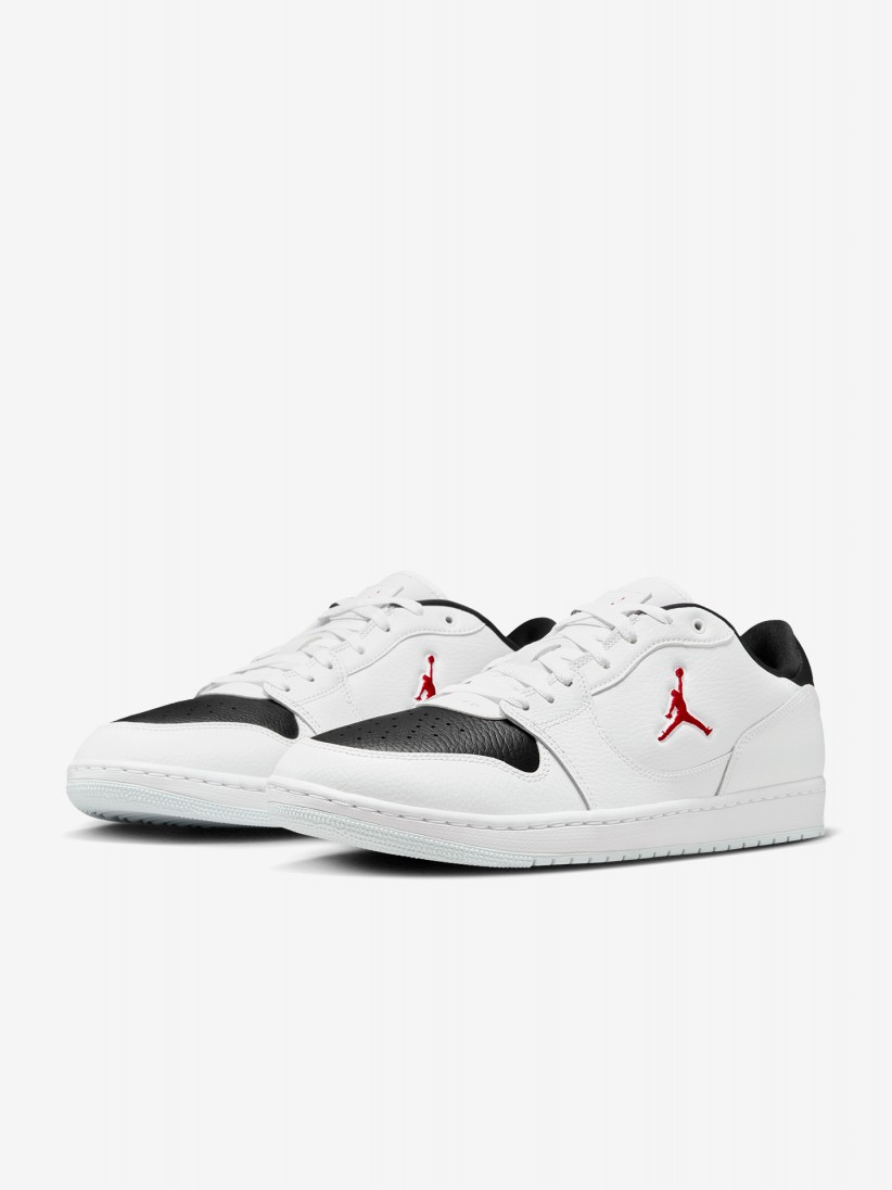 Zapatillas Nike Jordan Court Connect Low Blancas y Negras Para Hombre