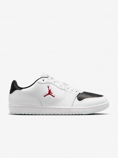 Zapatillas Nike Jordan Court Connect Low Blancas y Negras Para Hombre
