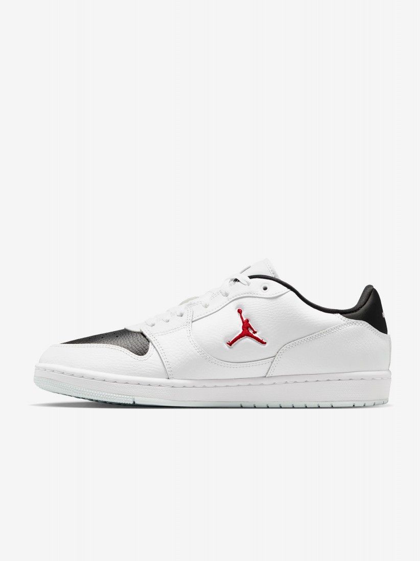 Zapatillas Nike Jordan Court Connect Low Blancas y Negras Para Hombre