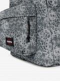 Mochila Escolar Eastpak Day Office Print Leopardo Cinza