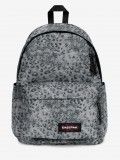 Mochila Escolar Eastpak Day Office Print Leopardo Cinza