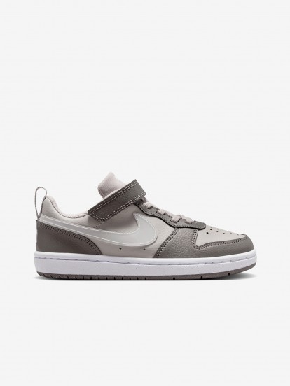 Nike Court Borough Low Grey Sneakers For Children Nike Court Borough Low Grey Sneakers For Children