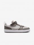 Nike Court Borough Low Grey Sneakers For Children