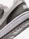 Nike Court Borough Low Grey Sneakers For Children