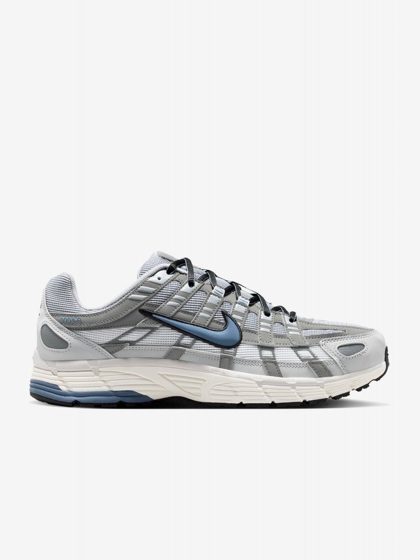 Nike P-6000 Grey and Blue Sneakers For Men