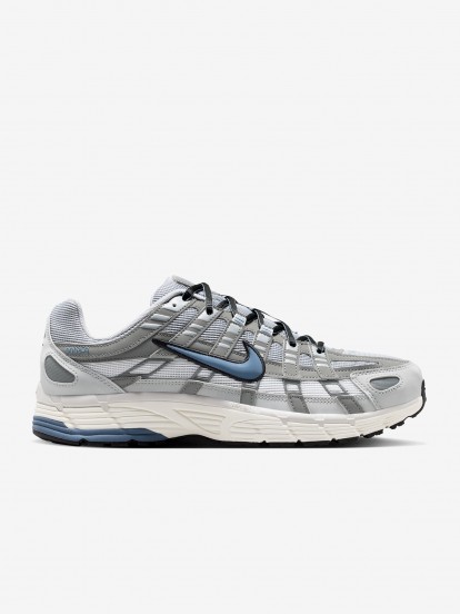Nike P-6000 Grey and Blue Sneakers For Men