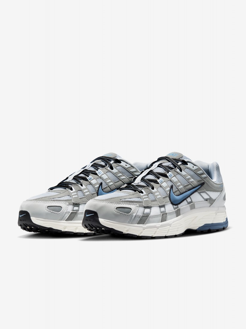 Nike P-6000 Grey and Blue Sneakers For Men