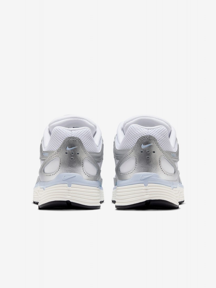 Nike P-6000 Silver and White Sneakers For Women
