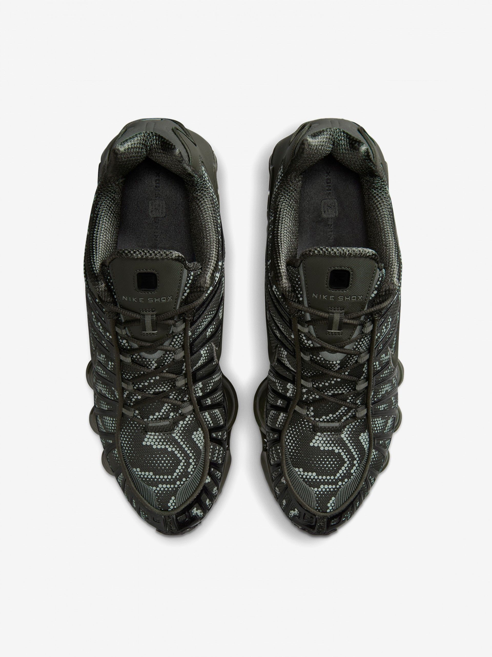 Nike Shox TL Grey and Green Sneakers For Men