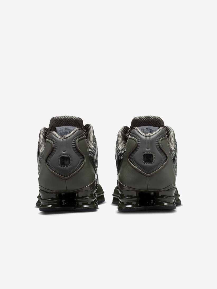 Nike Shox TL Grey and Green Sneakers For Men