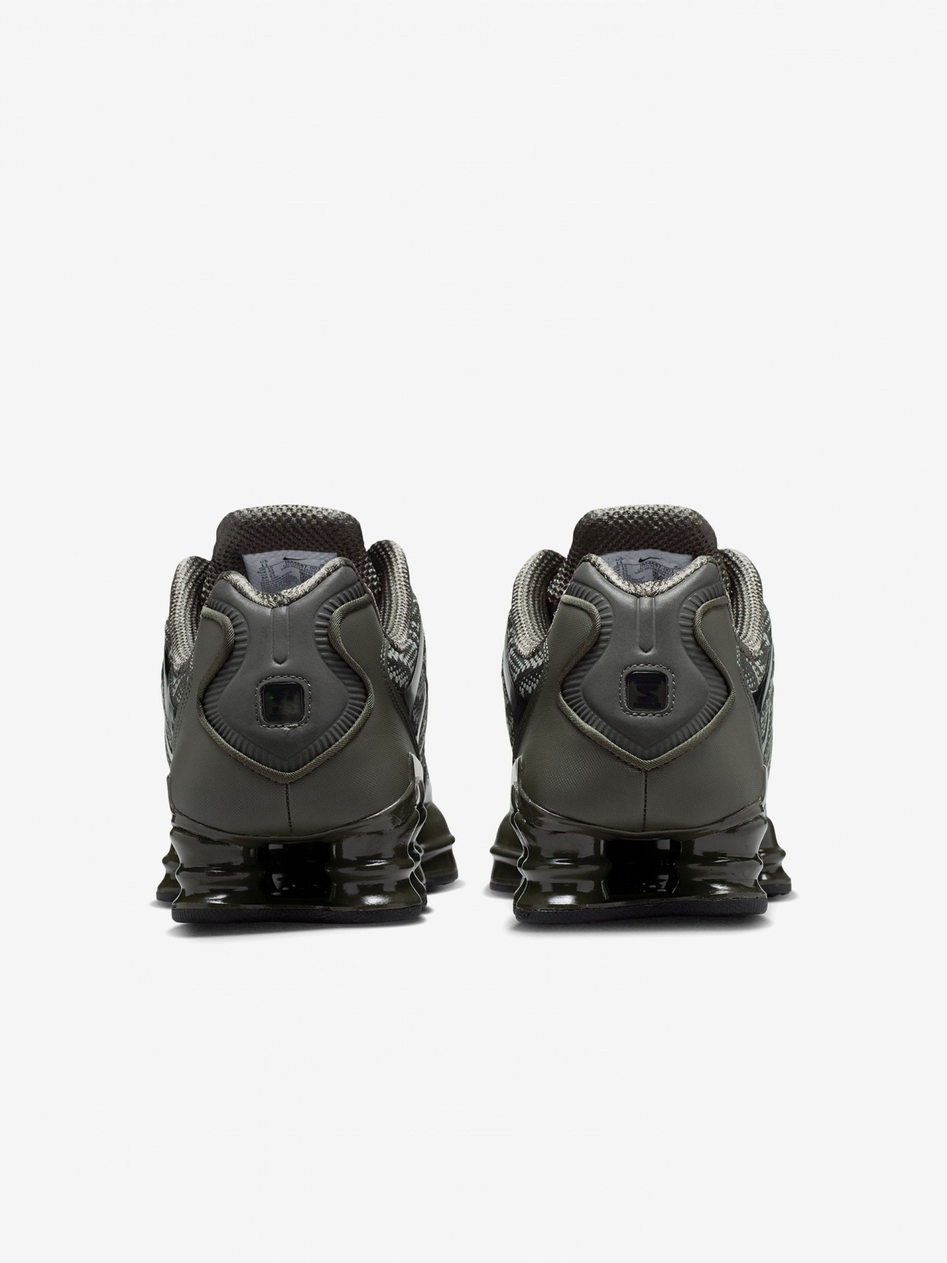 Nike Shox TL Grey and Green Sneakers For Men