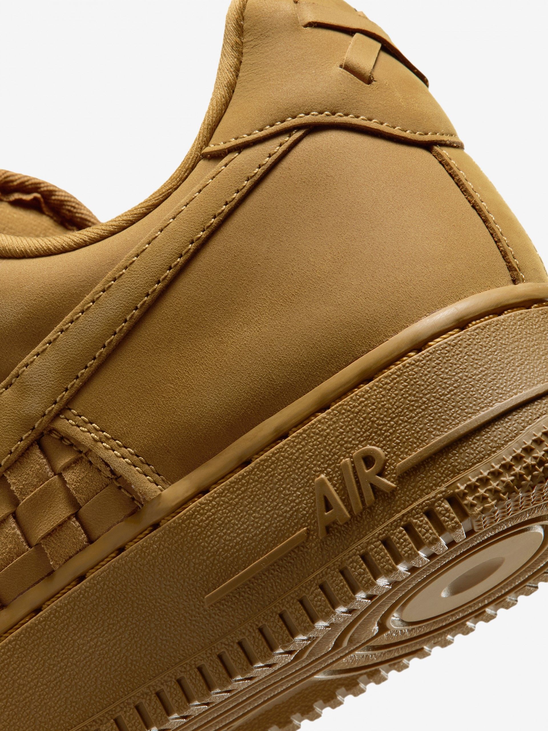 Nike Air Force 1 Low Retro Premium Camel Sneakers For Men