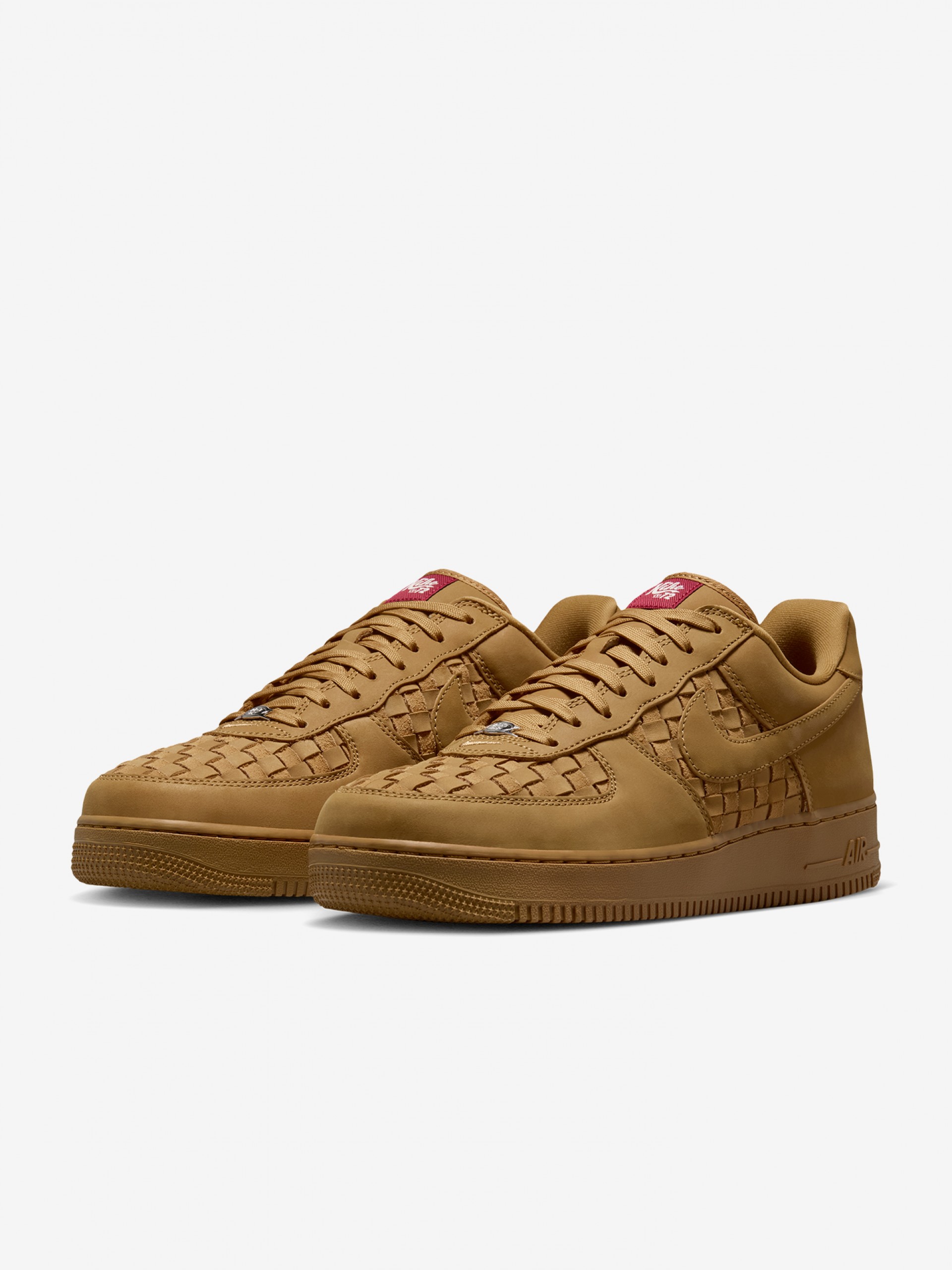 Nike Air Force 1 Low Retro Premium Camel Sneakers For Men