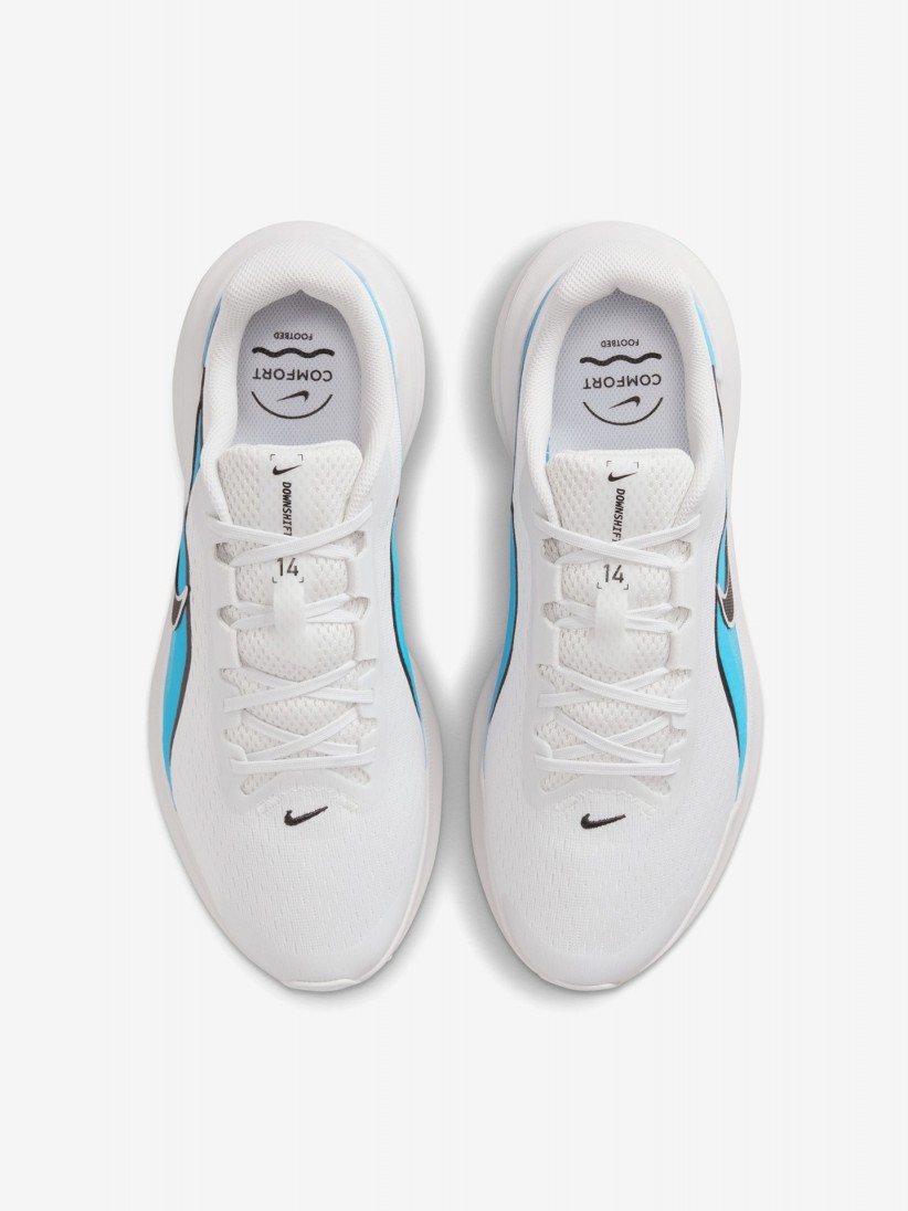 Nike Downshifter 14 Grey and Blue Running Trainers For Men Nike Downshifter 14 Grey and Blue Running Trainers For Men