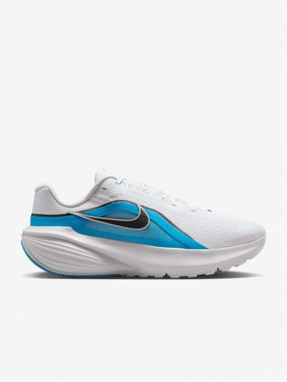 Nike Downshifter 14 Grey and Blue Running Trainers For Men