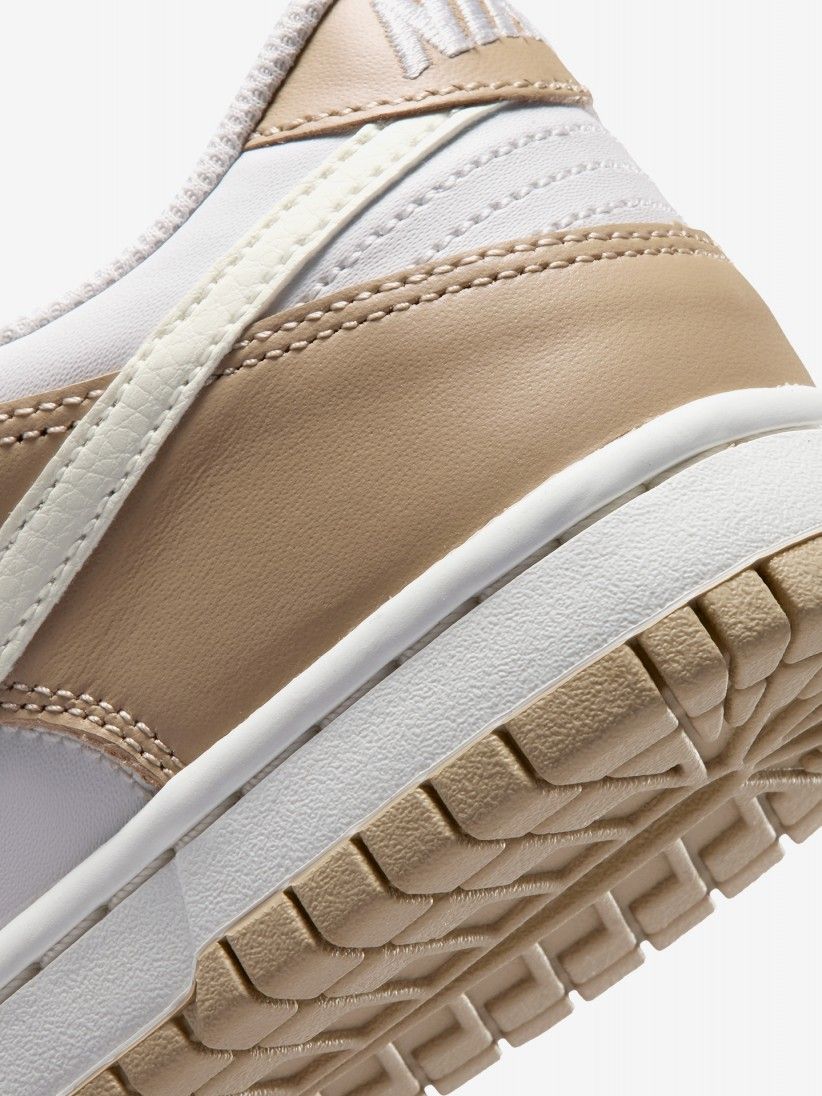 Nike Dunk Low LV8 Beige and White Junior Sneakers