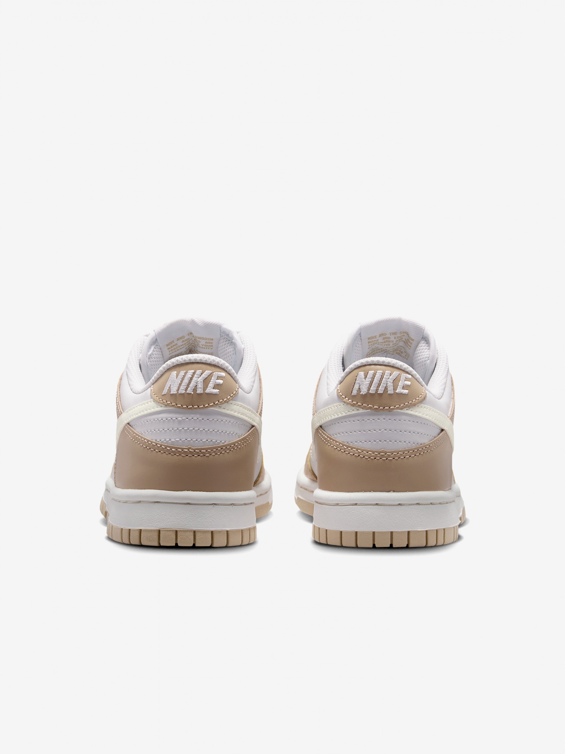 Nike Dunk Low LV8 Beige and White Junior Sneakers